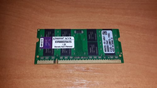 Фото для ноутбуків Kingston 2 GB SO-DIMM DDR2 800 MHz (KVR800D2S6/2G) від користувача 1989 hunter