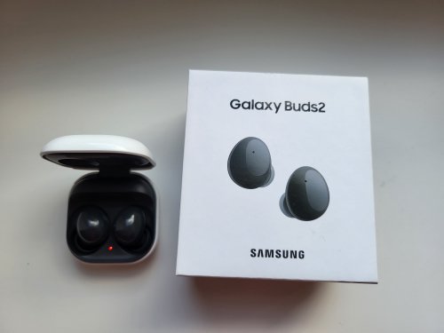 Фото Навушники TWS Samsung Galaxy Buds2 Graphite (SM-R177NZKA) від користувача Ваня