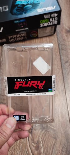 Фото Пам'ять для настільних комп'ютерів Kingston FURY 16 GB (2x8GB) DDR4 3200 MHz Beast Black (KF432C16BBK2/16) від користувача BOSS