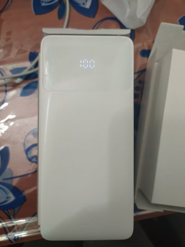 Фото Зовнішній акумулятор (павербанк) Baseus Bipow Digital Display 30000mAh 15W White (PPDML-K02) від користувача Вячеслав Давыдов