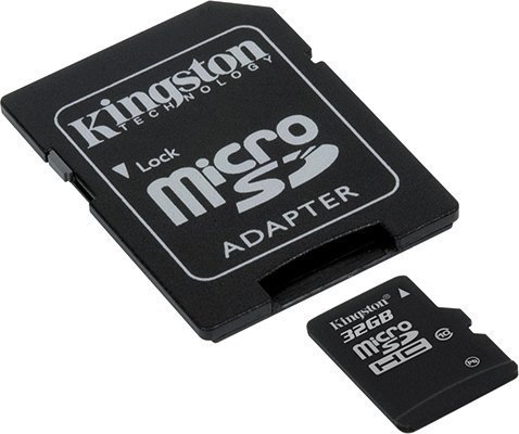 Фото Карта пам'яті Kingston 32 GB microSDHC class 10 + SD Adapter SDC10/32GB від користувача uncle joseph