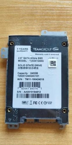 Фото SSD накопичувач TEAM GX1 240 GB (T253X1240G0C101) від користувача 04950