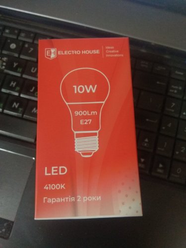 Фото Світлодіодна лампа LED Electro House LED A60 E27 10W (EH-LMP-10A60) від користувача Вячеслав Давыдов