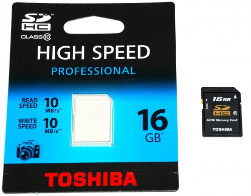 Фото Карта пам'яті Toshiba 16 GB SDHC Class 10 SD-T16GJ від користувача monolithphoenix