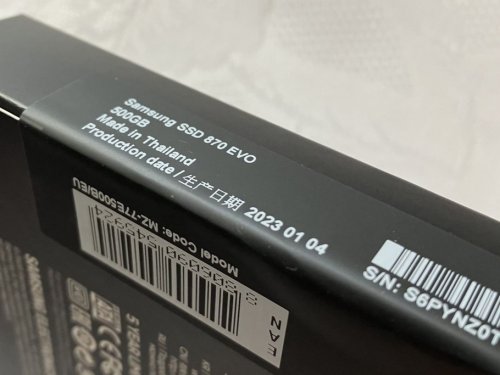 Фото SSD накопичувач Samsung 870 EVO 500 GB (MZ-77E500BW) від користувача Zeusour