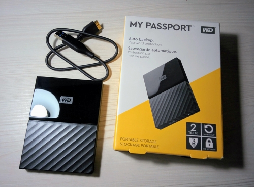 Фото Жорсткий диск WD My Passport 2 TB Black (WDBS4B0020BBK) від користувача Ігор