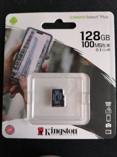 Фото Карта пам'яті Kingston 128 GB microSDXC Class 10 UHS-I Canvas Select Plus SDCS2/128GBSP від користувача Pro Consumer