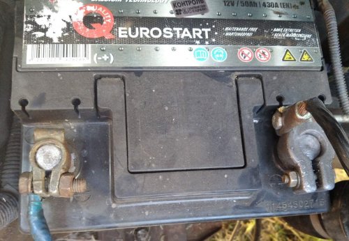 Фото Автомобільний акумулятор Eurostart 6СТ-50 АзЕ 550012043 від користувача Serhii