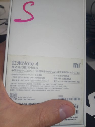 Фото Смартфон Xiaomi Redmi Note 4 3/64GB Black від користувача Діана Войтова