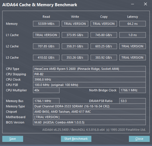Фото Пам'ять для настільних комп'ютерів Crucial 16 GB (2x8GB) DDR4 3000 MHz Ballistix Black (BL2K8G30C15U4B) від користувача Vitalik 404