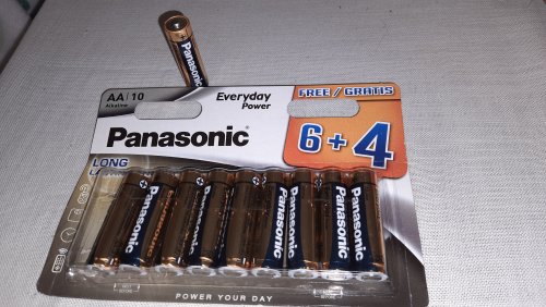 Фото Батарейка Panasonic AA bat Alkaline 10шт Alkaline Power (LR6REE/10B4F) від користувача Taras Yanishevskyi