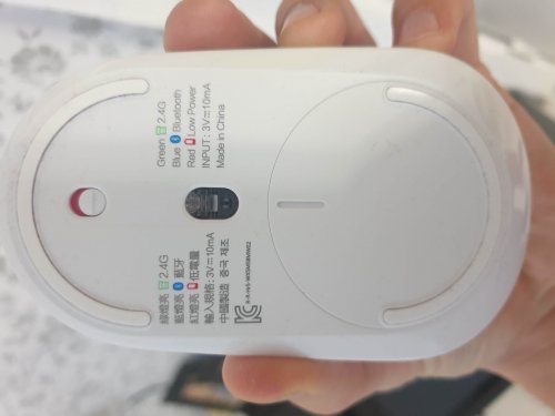 Фото Миша Xiaomi Mi Dual Mode Wireless Mouse Silent Edition White (HLK4040GL) від користувача Sergey
