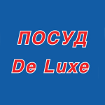 Логотип інтернет-магазина ПОСУД De Luxe