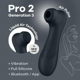 Satisfyer Pro 2 Generation 3 with Liquid Air Connect App Dark Grey (SO8404)