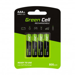 Green Cell HR03/AAA 800 mAh - 4 шт.