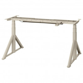 IKEA Основа для столу IDASEN Основа sit/stand, стільниця stl, ель, бежевий (802.995.34)
