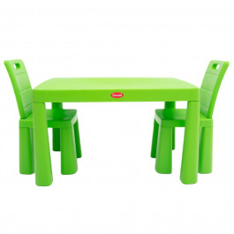 Doloni TOYS Стіл та два стільці, зелений (04680/2)