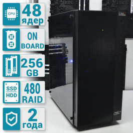 PowerUp #50 Xeon E5 2680 v3 x2/256 GB/HDD 6 TB/SSD 480 GB х2 Raid/Int Video (140050)