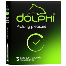 DOLPHI Презервативы Dolphi Prolong Pleasure 3 шт (4820144773037)