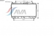 Радіатор системи охолодження для Chevrolet Lacetti AVA QUALITY COOLING DWA2073