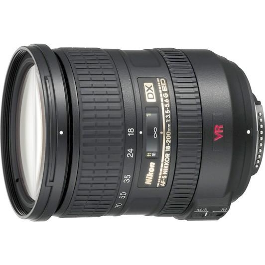 Nikon AF-S DX VR Zoom-Nikkor 18-200mm f/3,5-5,6G IF-ED (11,1x) - зображення 1