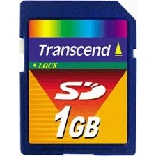 Transcend 1 GB Secure Digital Card - зображення 1