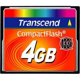 Transcend 4 GB 133X CompactFlash Card TS4GCF133