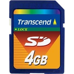 Transcend 4 GB Secure Digital Card TS4GSDC - зображення 1