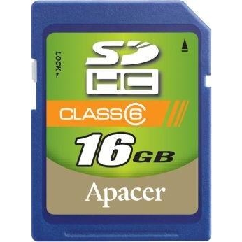 Apacer 16 GB SDHC Class 6 - зображення 1