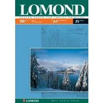 Lomond Matt Photo Paper А4, 180 г/м2, 25 листов(0102037) - зображення 1