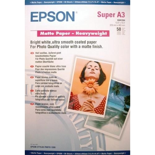 Epson Matte Paper - Heavyweight (C13S041264) - зображення 1