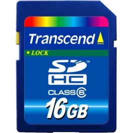 Transcend 16 GB SDHC Class 6 TS16GSDHC6