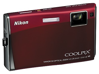 Nikon Coolpix S60 Bordo - зображення 1
