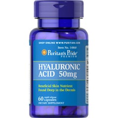 Puritan's Pride Hyaluronic Acid 50 mg 60 caps - зображення 1