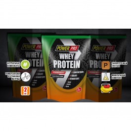   Power Pro Whey Protein 2000 g /50 servings/ Банан земляника