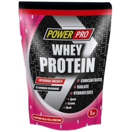   Power Pro Whey Protein 1000 g /25 servings/ Клубника