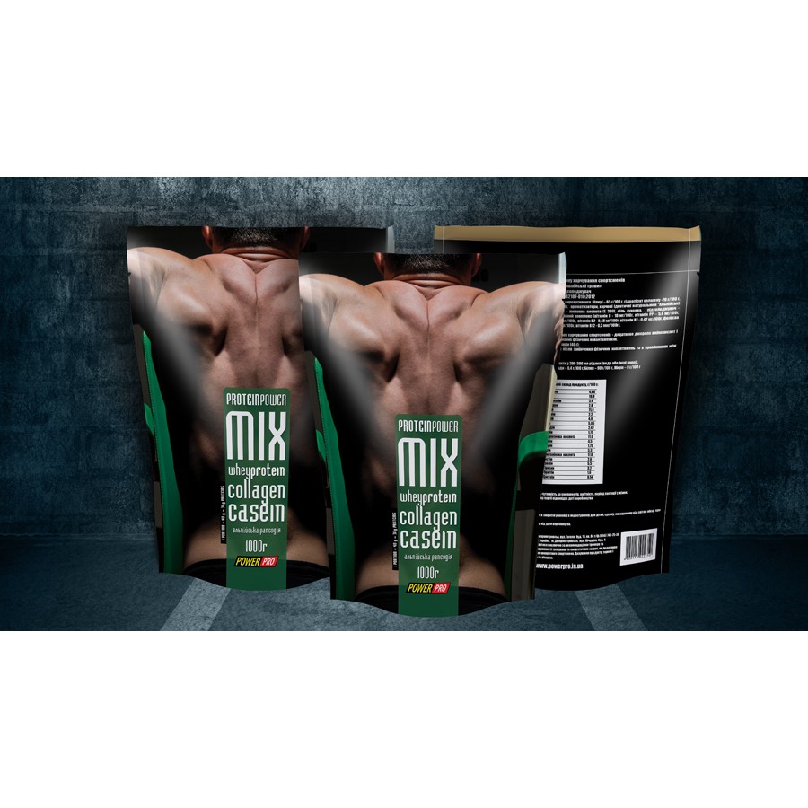 Power Pro Protein Mix 1000 g /25 servings/ Альпийские травы - зображення 1