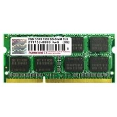 Transcend 2 GB SO-DIMM DDR3 1333 MHz (TS256MSK64V3U) - зображення 1