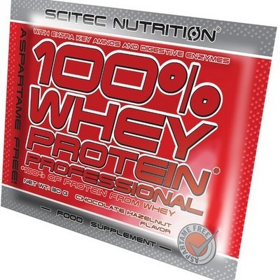 Scitec Nutrition 100% Whey Protein Professional 30 g /sample/ Vanilla Very Berry - зображення 1