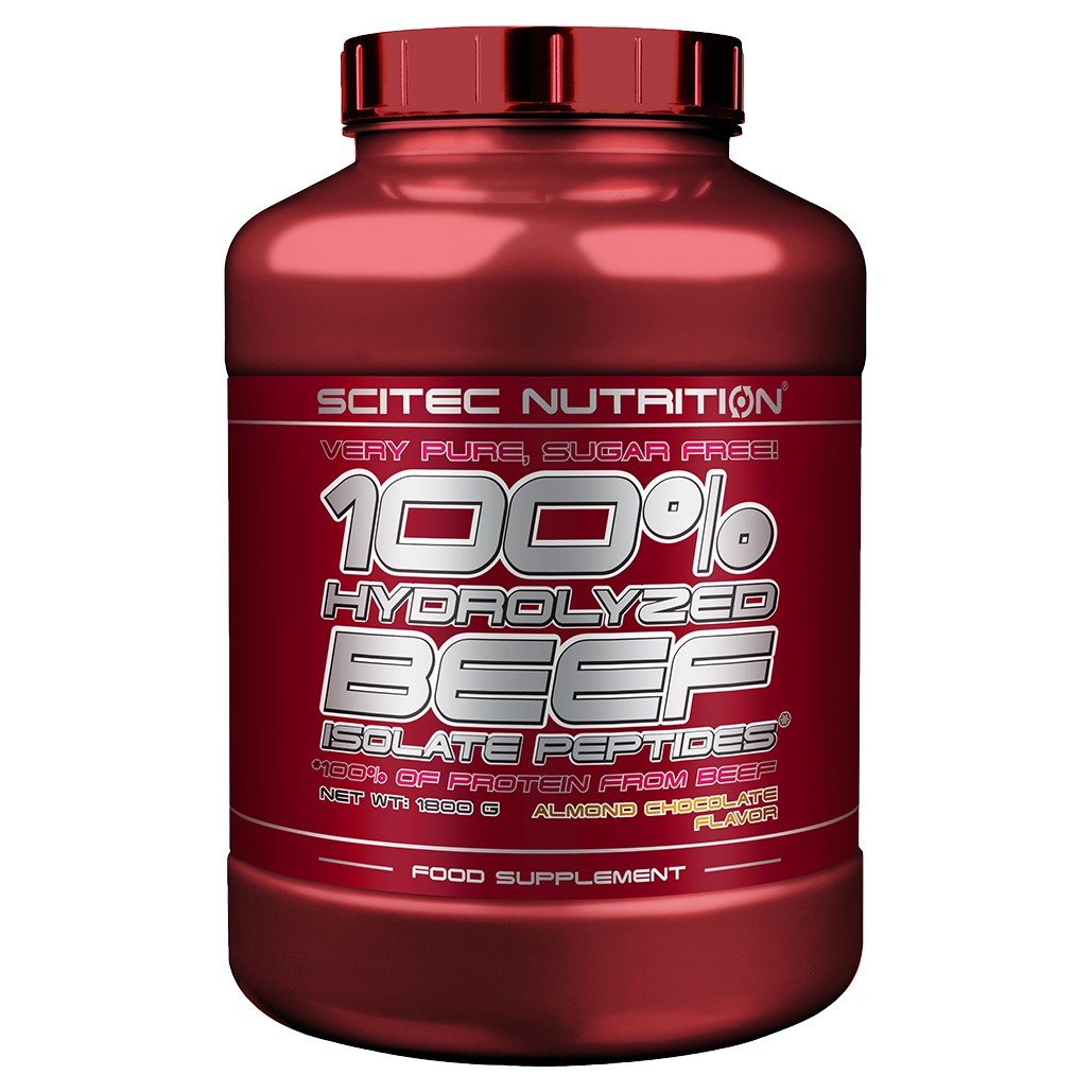 Scitec Nutrition 100% Hydrolyzed Beef Isolate Peptides 1800 g /60 servings/ Almond Chocolate - зображення 1