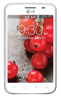LG E445 Optimus L4 II Dual (White) - зображення 1