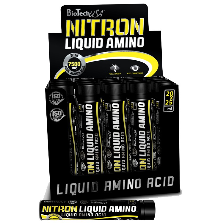BiotechUSA Nitron Liquid Amino 20x25 ml Lemon - зображення 1