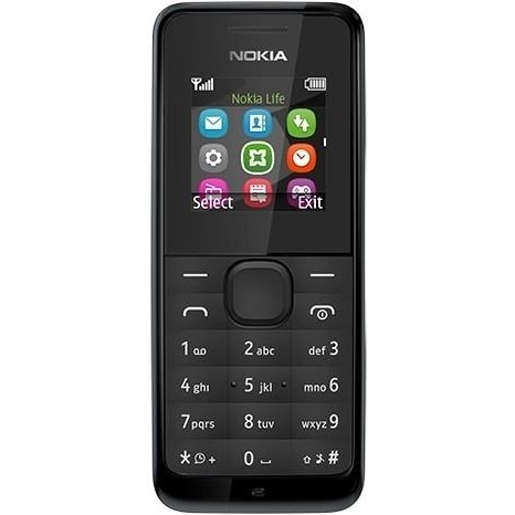 Nokia 105 Black (A00010803) - зображення 1