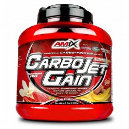 Amix CarboJet Gain pwd. 2250 g /45 servings/ Strawberry