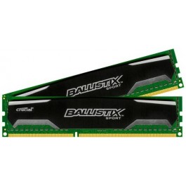 Crucial 16 GB (2x8GB) DDR3 1600 MHz (BLS2KIT8G3D1609DS1S00)