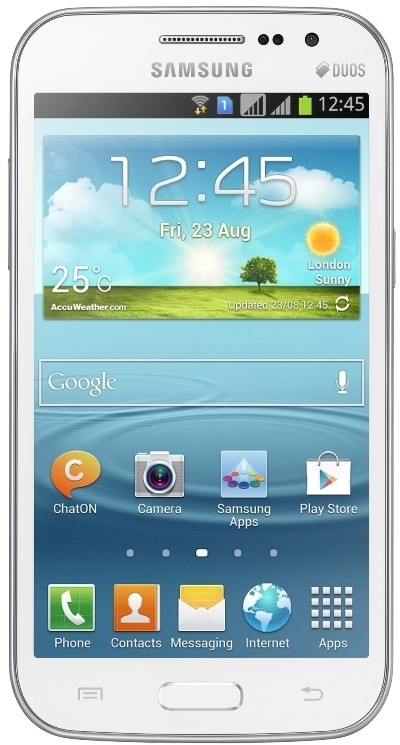 Samsung I8552 Galaxy Win (Ceramic White) - зображення 1