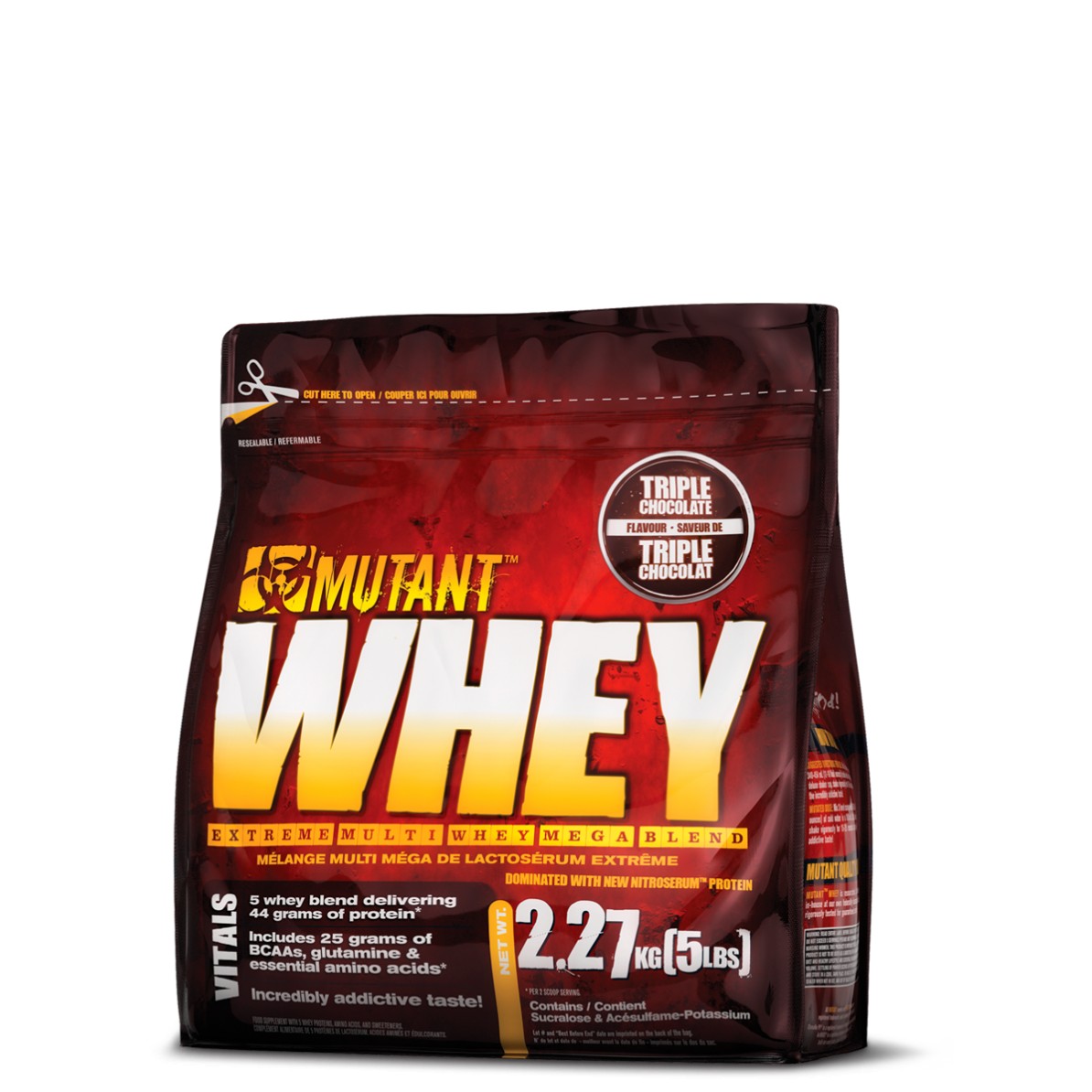 Mutant Whey 2270 g /63 servings/ Triple Chocolate - зображення 1