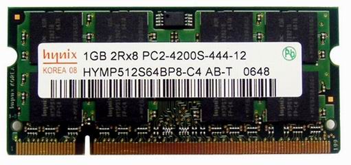 SK hynix 2 GB SO-DIMM DDR2 667 MHz (HYMP125S64CP8-Y5) - зображення 1