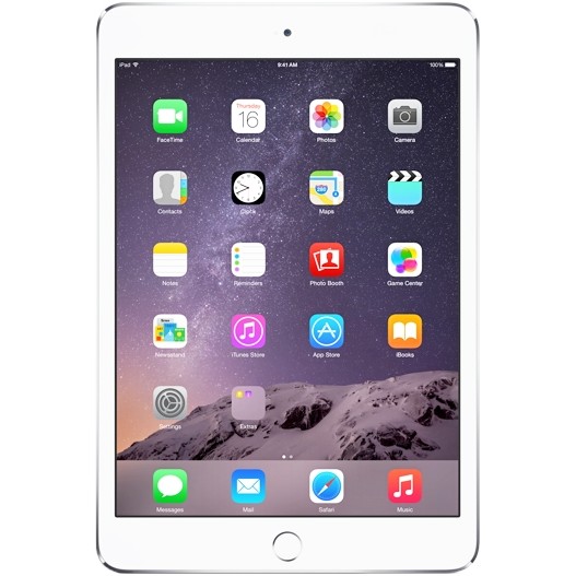 Apple iPad mini 3 Wi-Fi 16GB Silver (MGNV2) - зображення 1