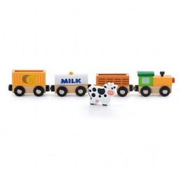 Viga Toys Поезд-ферма (50821)